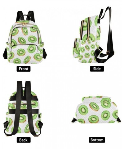 Women Backpack Fresh Kiwi Fruit Anti-Theft Travel Backpack with Luggage Belt Lightweight Handbag Lady Purse Roomy Double Zipp...