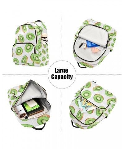 Women Backpack Fresh Kiwi Fruit Anti-Theft Travel Backpack with Luggage Belt Lightweight Handbag Lady Purse Roomy Double Zipp...