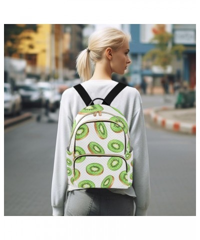 Women Backpack Fresh Kiwi Fruit Anti-Theft Travel Backpack with Luggage Belt Lightweight Handbag Lady Purse Roomy Double Zipp...