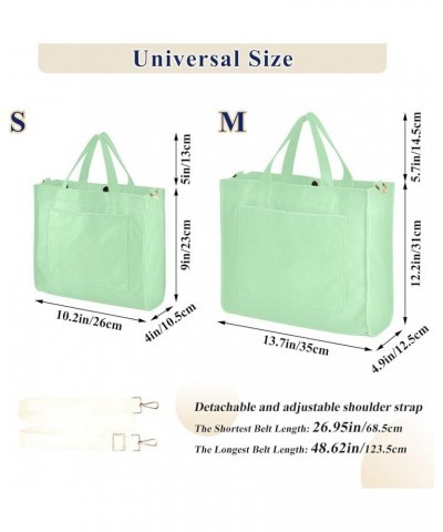 Pink Blue Gradient Work Bag Women, Corduroy Teacher Bag Tote Bag for College Small Tote Bags for Women Celadon Green $13.27 T...