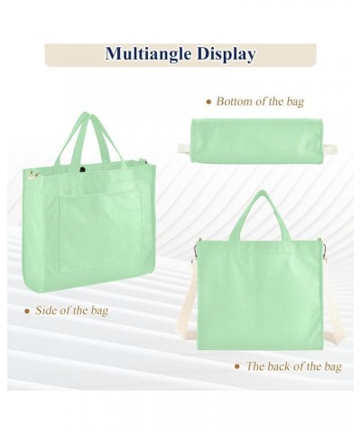 Pink Blue Gradient Work Bag Women, Corduroy Teacher Bag Tote Bag for College Small Tote Bags for Women Celadon Green $13.27 T...