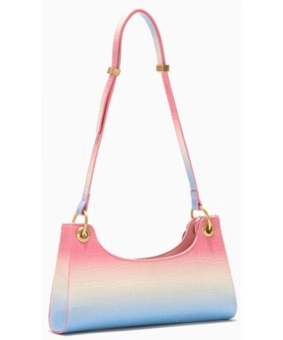 Women'S Rainbow Armpit Bag, Diamond Chain Crossbody Shoulder Bag Wallet, Travel, Wedding, Party, Gift Yellow $30.18 Totes