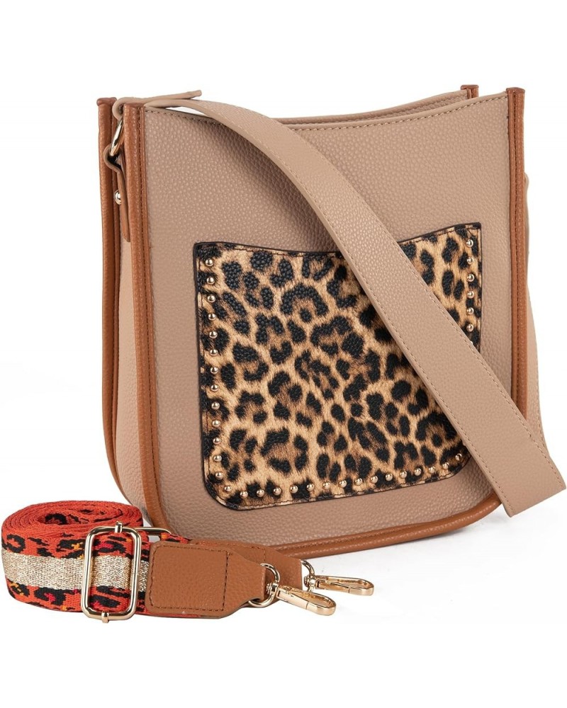 Purses for Women Shoulder Purses and Handbags Hobo Bags for Women F Leopard $10.75 Shoulder Bags