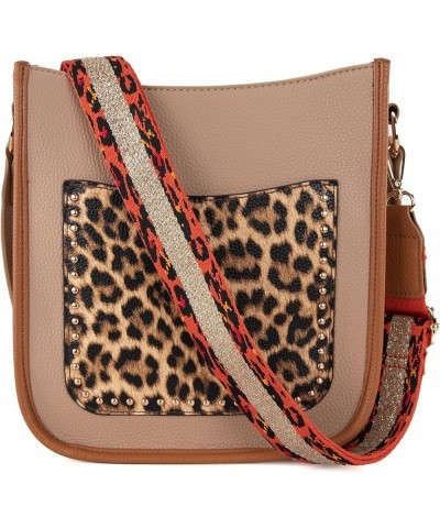 Purses for Women Shoulder Purses and Handbags Hobo Bags for Women F Leopard $10.75 Shoulder Bags