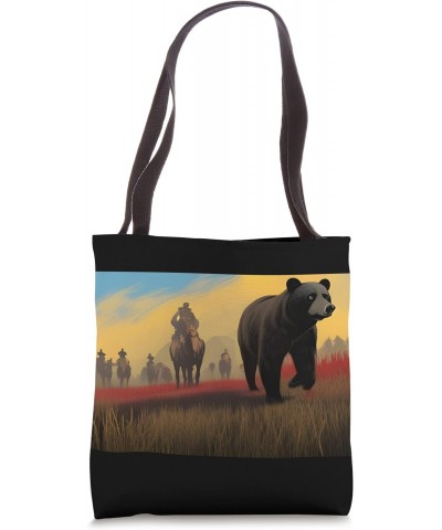 Cowboy Bear Hunt Tote Bag $15.39 Totes