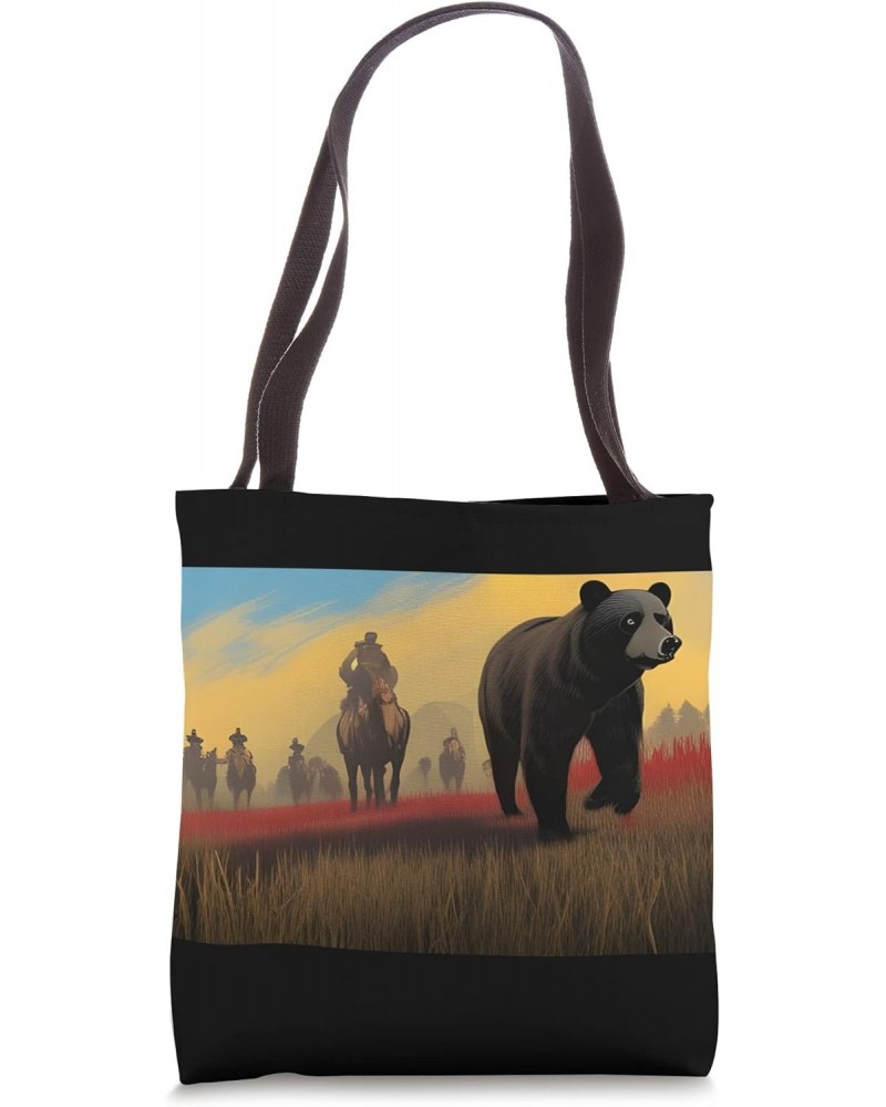 Cowboy Bear Hunt Tote Bag $15.39 Totes