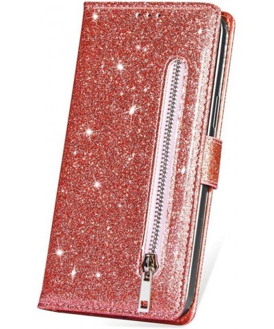 for Google Pixel 6 Magnetic Flip Sparkling Phone Case, Zipper Bag Protective Leather Case Gold Pixel 6 Rose Gold $19.30 Others