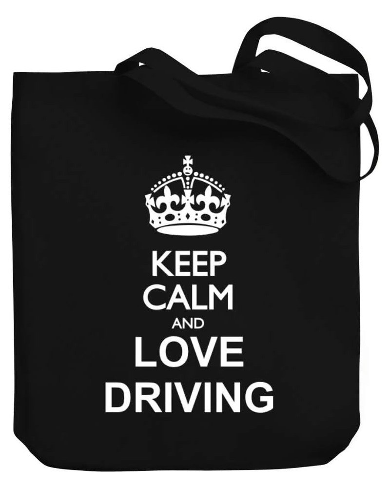 Keep calm and love Driving Canvas Tote Bag 10.5" x 16" x 4 $17.60 Totes