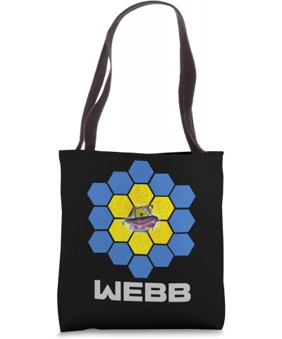 James Webb Space Telescope (Blue and Yellow) JWST Tote Bag $10.87 Totes