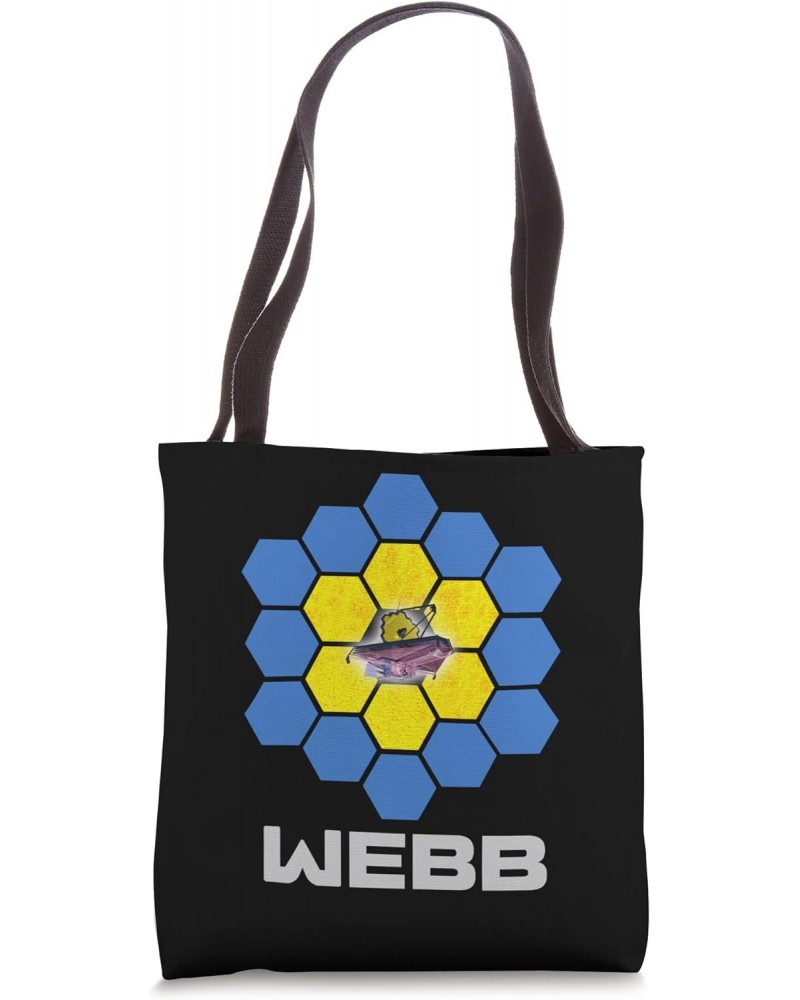 James Webb Space Telescope (Blue and Yellow) JWST Tote Bag $10.87 Totes