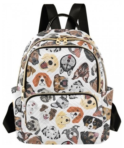 Mini Backpack Dog Bulldog Animal Fashion Backpack Purse for Women,Handbag Shoulder Bag Casual Daypack, Ladies Gift for Colleg...