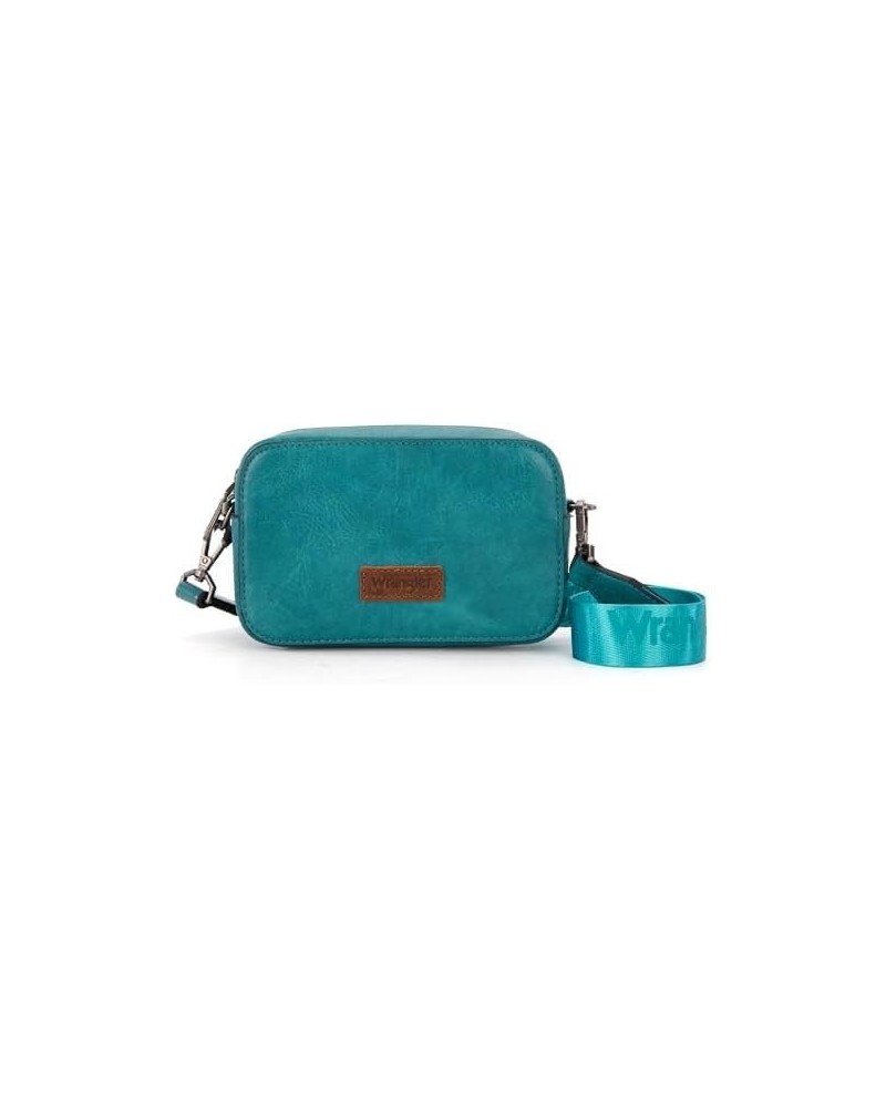 RFID Blocking Crossbody Purses for Women Cell Phone Wallet with Credit Card Slots W Turquoise $19.94 Crossbody Bags