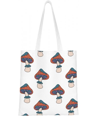 Mushrooms Single Shoulder Fashion Canvas Tote Shopping Bags Handbags For Men And Women Mushrooms23 $10.73 Totes