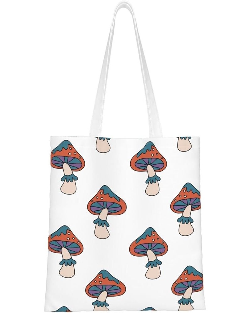 Mushrooms Single Shoulder Fashion Canvas Tote Shopping Bags Handbags For Men And Women Mushrooms23 $10.73 Totes