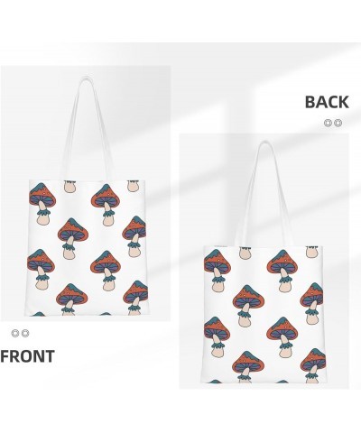 Mushrooms Single Shoulder Fashion Canvas Tote Shopping Bags Handbags For Men And Women Mushrooms23 $10.73 Totes