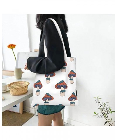 Mushrooms Single Shoulder Fashion Canvas Tote Shopping Bags Handbags For Men And Women Mushrooms23 $10.73 Totes