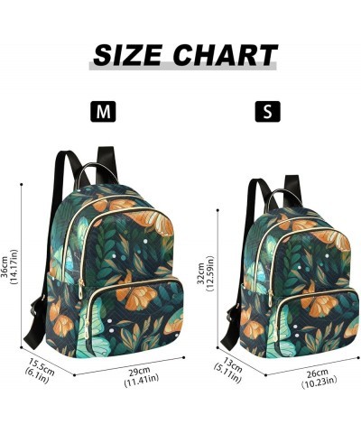 Green Butterfly Fashion Backpack Purse Ladies Fashion Rucksack Travel Shoulder Bag Casual Daily Backpack Work Bag Medium $17....