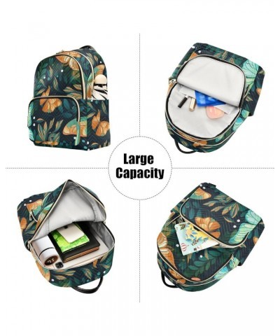 Green Butterfly Fashion Backpack Purse Ladies Fashion Rucksack Travel Shoulder Bag Casual Daily Backpack Work Bag Medium $17....