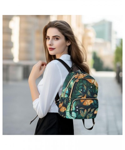 Green Butterfly Fashion Backpack Purse Ladies Fashion Rucksack Travel Shoulder Bag Casual Daily Backpack Work Bag Medium $17....