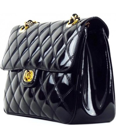 Camilla Quilted Leather Handbag Black / Silver $123.30 Crossbody Bags