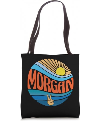 Morgan Shirt Vintage Sunset Morgan Groovy Tie Dye Tote Bag 16 inches $15.81 Totes