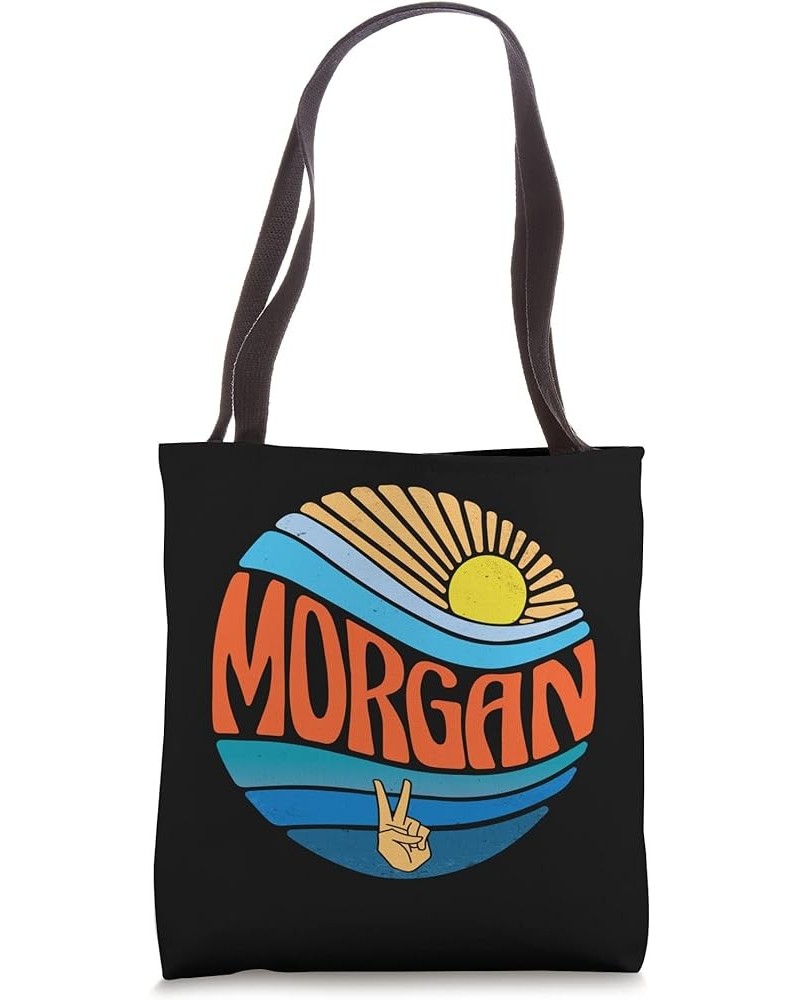 Morgan Shirt Vintage Sunset Morgan Groovy Tie Dye Tote Bag 16 inches $15.81 Totes