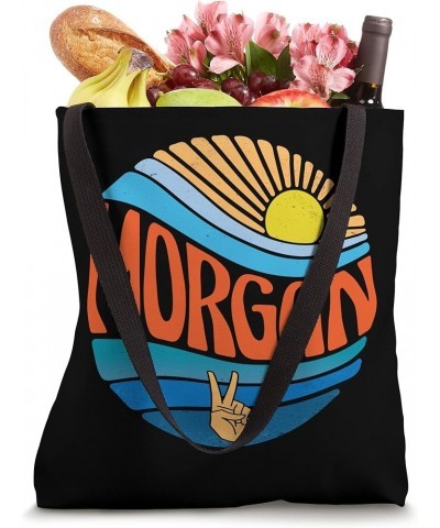 Morgan Shirt Vintage Sunset Morgan Groovy Tie Dye Tote Bag 16 inches $15.81 Totes