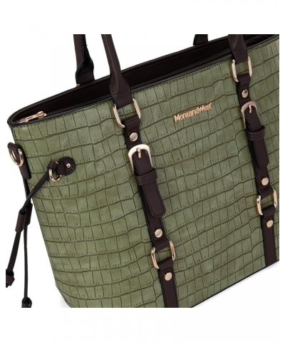 3PCS Purses for Women Tote Purse and Wallet Set Shoulder Satchel Bags V Ligtht Green $26.04 Shoulder Bags