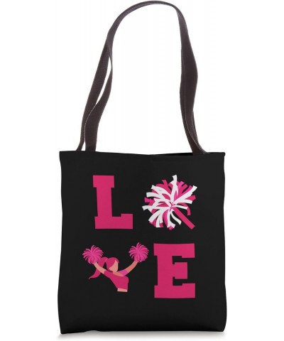 Cheerleading Bag LOVE Cheer Accessory for Cheerleaders Tote Bag $11.56 Totes