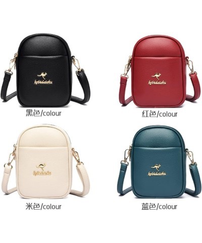 Women's shoulder small bag mini large capacity cross-coin purse mobile phone bag Off-white $17.66 Shoulder Bags