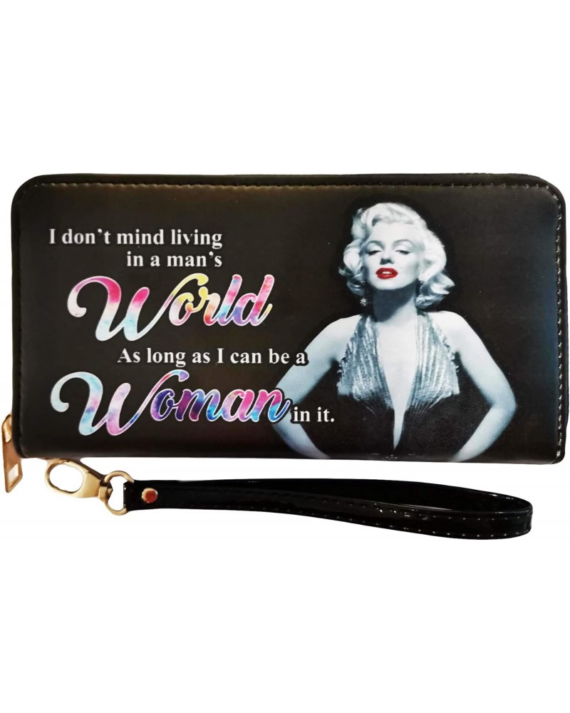 Norma Jeane as Marilyn Wallet with Zipper- Women's World $11.03 Wallets