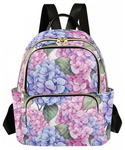 Watercolor Bright Flower Fashion Backpack Purse for Women, Casual Daypacks, Ladies Gift for Traveling Hiking Multicolor Mediu...