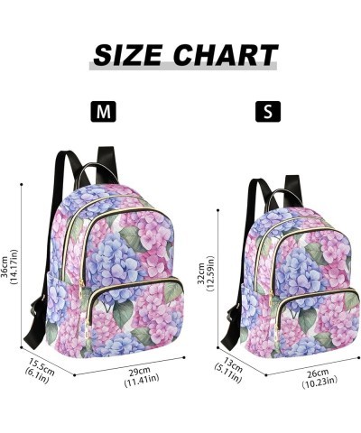 Watercolor Bright Flower Fashion Backpack Purse for Women, Casual Daypacks, Ladies Gift for Traveling Hiking Multicolor Mediu...