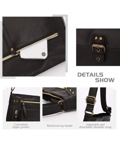 Crossbody Purses for Women K-black-53 $20.50 Shoulder Bags