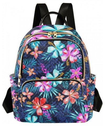 Small Backpack for Women Travel Bag Tropical Hawaiian Hibiscus Flowers Daypack Purse Fashion Shoulder Bag Rucksack Small A74 ...