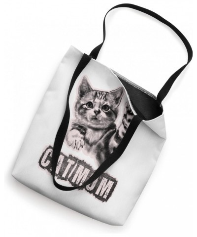 Woman Tie Dye Best Cat Mom Ever Cat Lover for Mother's Day Tote Bag $10.52 Totes