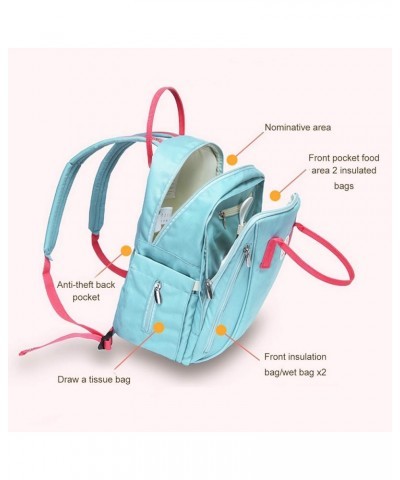 Multi-pocket Mommy Backpack X-Large Capacity Portable Mommy Backpack for Baby Care Travel With Anti-Theft Back Pocket Bags 4 ...