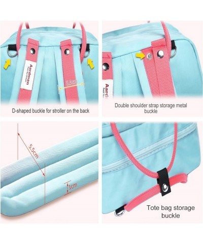 Multi-pocket Mommy Backpack X-Large Capacity Portable Mommy Backpack for Baby Care Travel With Anti-Theft Back Pocket Bags 4 ...