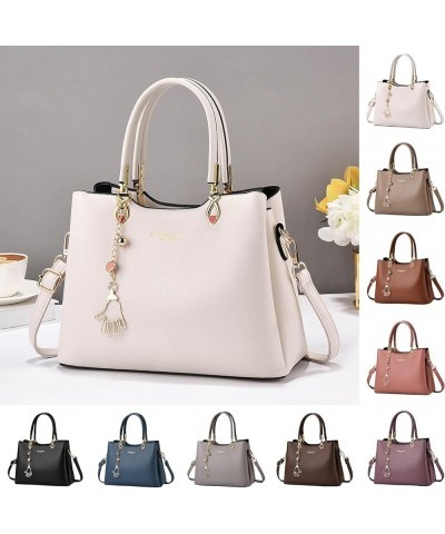 Women's Large Crossbody Bags Ladies Shoulder Handbag Top Handle Totes Leather Hobo Purses Trendy Satchels Hobo Bags B $22.25 ...