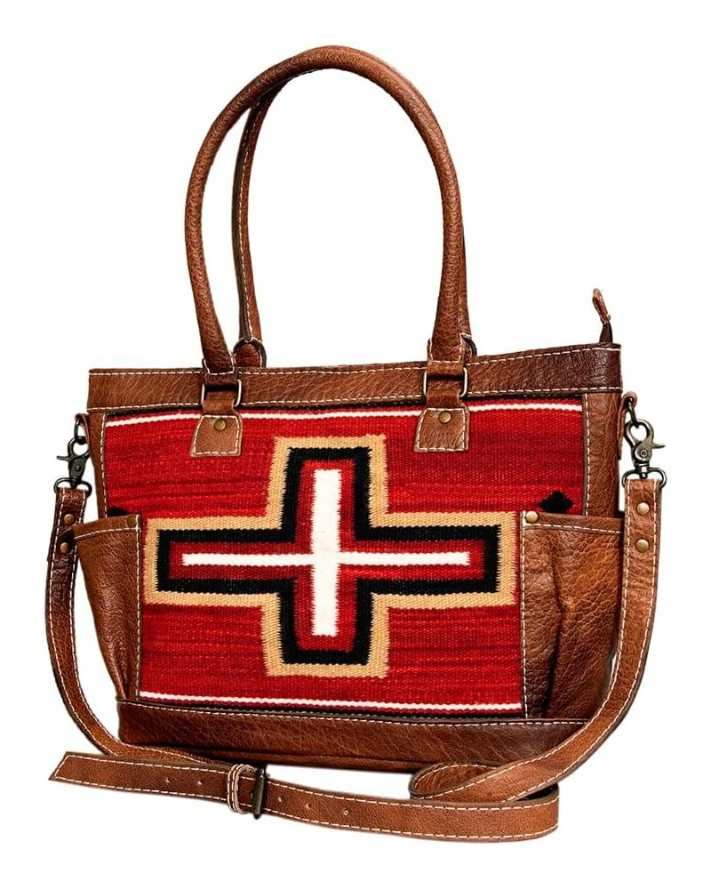 American Darling Tote Saddle Blanket Genuine Leather women bag western handbag purse Adbg1017a $89.00 Totes