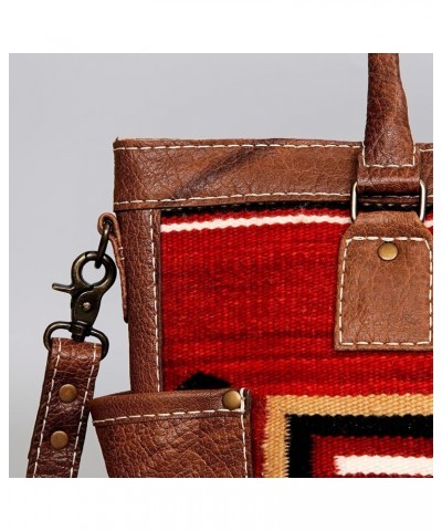 American Darling Tote Saddle Blanket Genuine Leather women bag western handbag purse Adbg1017a $89.00 Totes