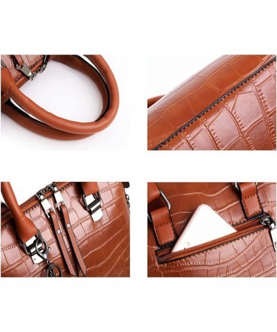 Women Soft Synthetic PU Leather 4pcs Satchel Crossbody Handbags Shoulder Clutches Purse Tassels Fox Ornaments Red $19.03 Hobo...