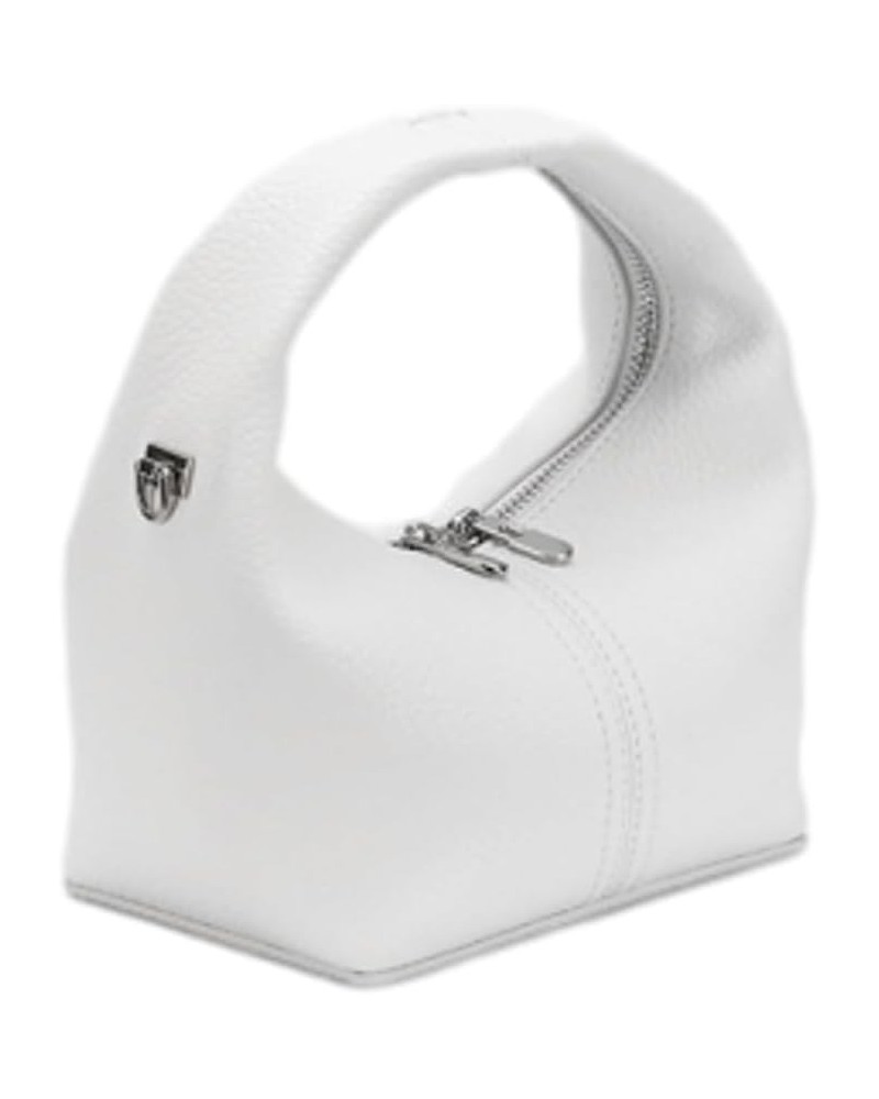 PU Fashion Solid Color Medium Capacity Shoulder Bag Versatile and Simple Women's Crossbody Bag Handbag 2024 White $13.62 Shou...