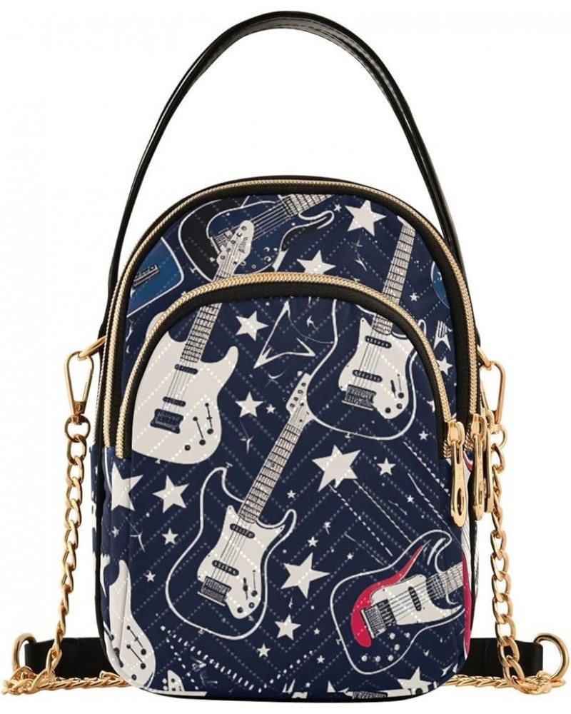 Gingerbread Lady Crossbody Bag, Small Purses for Women Crossbody, Trendy Crossbody Bags for Women Guitars and Stars-3 $11.59 ...