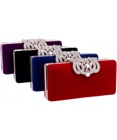 Evening Bag Women Clutches Purse Chain Dress Handbag Crystal Wedding Black $32.61 Evening Bags