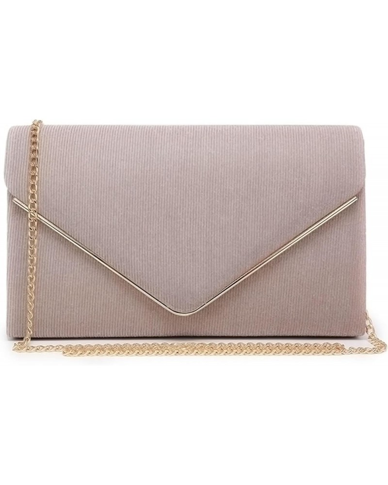 Women Glistening Clutches Handbags Evening Bags Wedding Purses Cocktail Prom Party Clutches (Champagne) Pink $21.53 Evening Bags