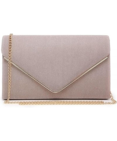 Women Glistening Clutches Handbags Evening Bags Wedding Purses Cocktail Prom Party Clutches (Champagne) Pink $21.53 Evening Bags