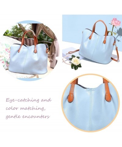 Women PU Leather Handbags Tote Shoulder Crossbody Bags Top Satchel Purses Dark Gray $25.79 Totes