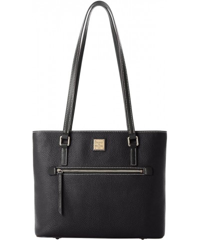 Handbag, Pebble Grain Shopper Tote Black Black $59.40 Totes