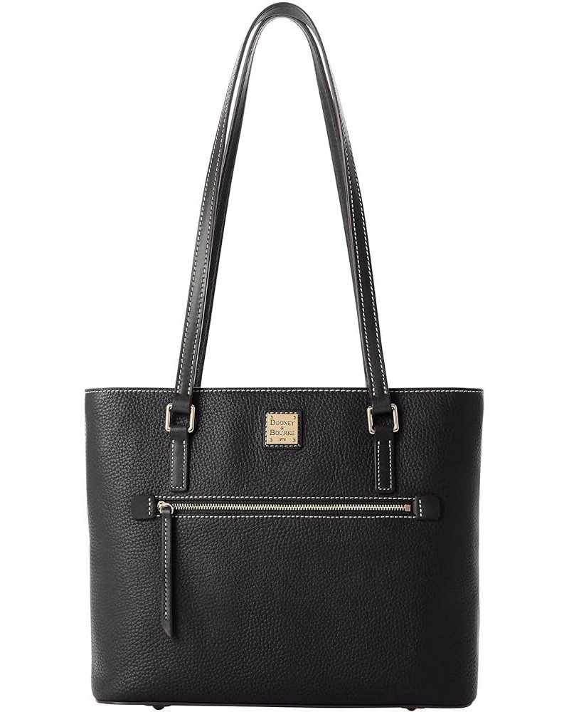 Handbag, Pebble Grain Shopper Tote Black Black $59.40 Totes